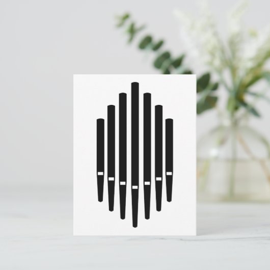 Pipe Organ Briefkaart (Staand voorkant)