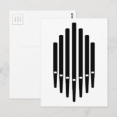 Pipe Organ Briefkaart (Voorkant / Achterkant)