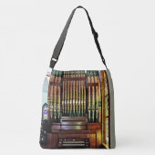 Pipe Organ in de kerk Crossbody Tas (Achterkant)