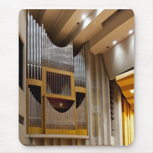 Pipe organ in Fukuoka, Japan - mousepad Muismat (Voorkant)