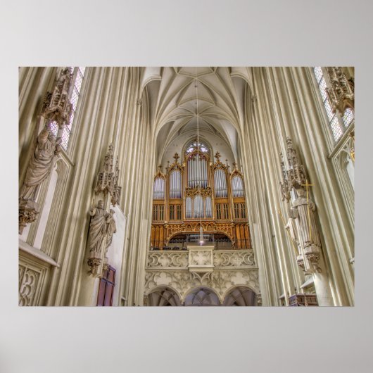 Pipe Organ Maria Am Gestade Poster (Voorkant)