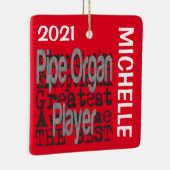 Pipe Organ Player Extraordinaire CUSTOM Keramisch Ornament (Rechts)