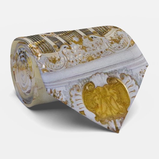 Pipe organ stropdas, Wieskirche, Beieren, Duitslan Stropdas (Opgerold)