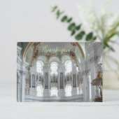 Pipe organ thank you card for musicians bedankkaart (Staand voorkant)