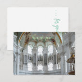 Pipe organ thank you card for musicians bedankkaart (Voorkant / Achterkant)