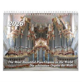 Pipe Organs of the World 2026 – Een muziekkalender Kalender