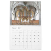Pipe Orgel Muurkalender - Een Muziekkalender Kalender (Feb 2027)