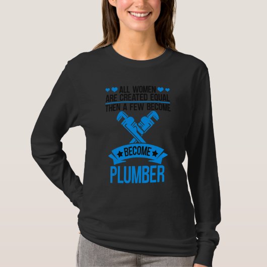 Pipe Plumbing Pipefitter Pipes Pipefitting Plumber T-shirt (Voorkant)