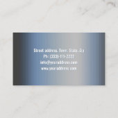 Pipe Repair Service Loodgieter Blauw Visitekaartje (Achterkant)