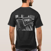 Pipe-roker en Book Lover T-shirt (Achterkant)