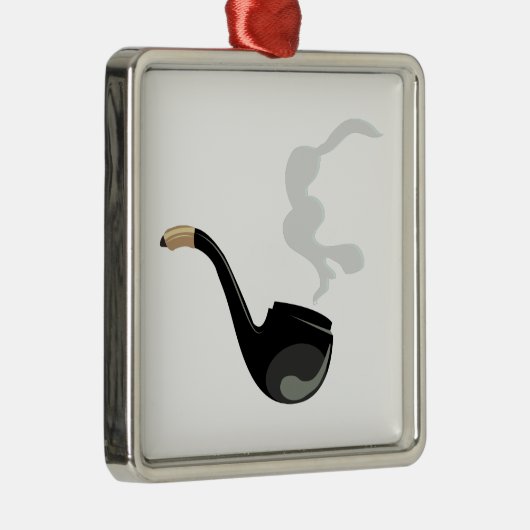 Pipe Smoke Metalen Ornament (Rechts)