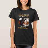 Pipe Tobacco Gezegde voor whiskey kenners en p T-shirt (Voorkant)