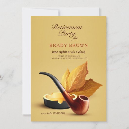 Pipe Tobacco Kaart (Voorkant)