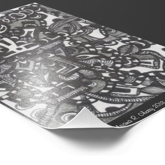 Pipe van Ariana R. Cherry Foto Afdruk (Hoek)