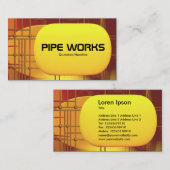 Pipe Works 02 Visitekaartje (Voorkant / Achterkant)