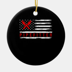 Pipefitter Gifts Funny Plumber Keramisch Ornament