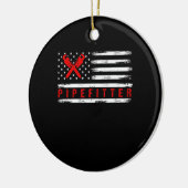 Pipefitter Gifts Funny Plumber Keramisch Ornament (Links)