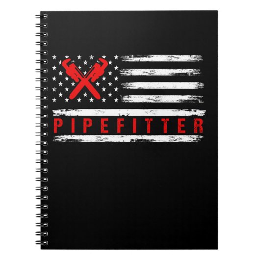 Pipefitter Gifts Funny Plumber Notitieboek (Voorkant)