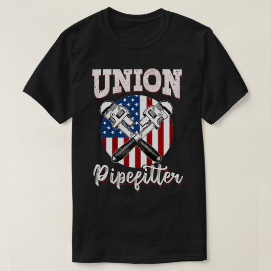 Pipefitter Gifts Funny Plumber Union Pipefitter T-shirt (Design voorkant)