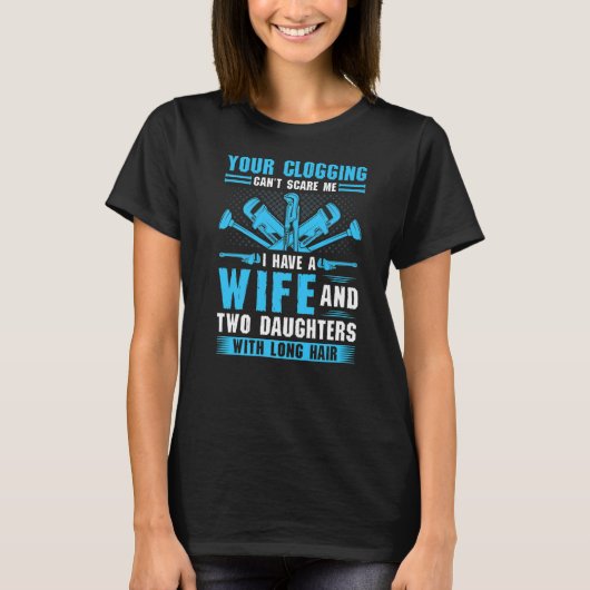 Pipefitter Plumbing Dad Quote, Funny Plumber Premi T-shirt (Voorkant)