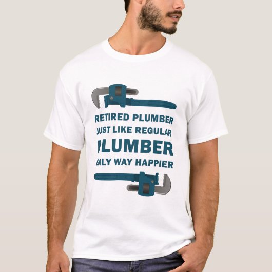 PipeFitter Plumbing - Funny Happy Revermoeber T-shirt (Voorkant)