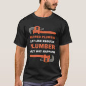 PipeFitter Plumbing - Funny Happy Revermoeber T-shirt (Voorkant)