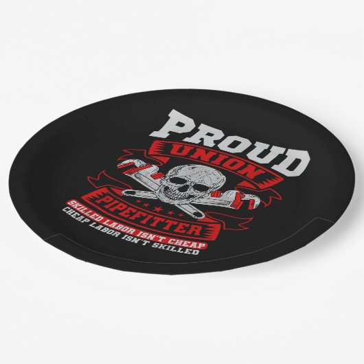 Pipefitter Steamfitter Loodgieter - Geschoolde Arb Papieren Bordje (Gekanteld)