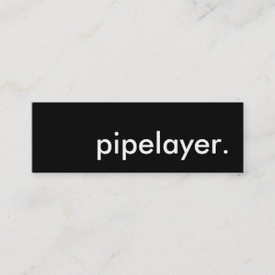 pipelayer. mini visitekaartje