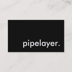 pipelayer. visitekaartje