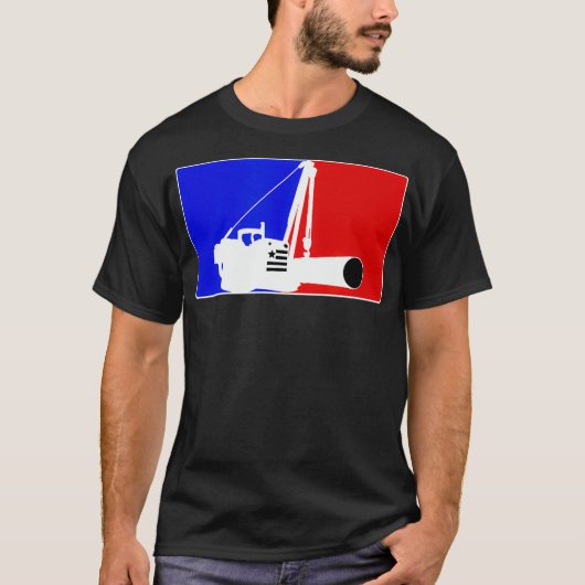 Pipeliner rood wit blauw t-shirt (Voorkant)