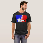 Pipeliner rood wit blauw t-shirt (Voorkant volledig)