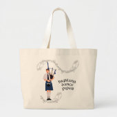 PIPER Blue Play Grote Tote Bag (Voorkant)