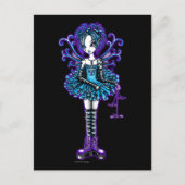 "Piper" Briefkaart Gothic Dragonfly Fae (Voorkant)