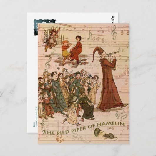 Piper Collage Briefkaart (Voorkant / Achterkant)