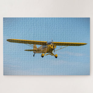 Piper Cub – Classic Light Vliegtuig met propeller Legpuzzel