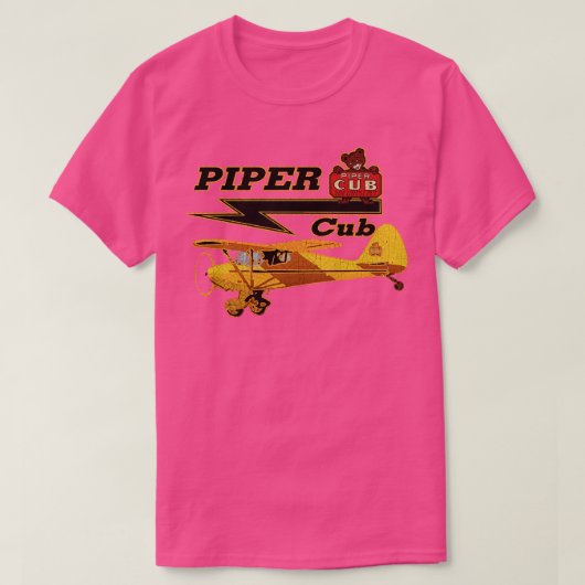 Piper Cub T-shirt (Design voorkant)