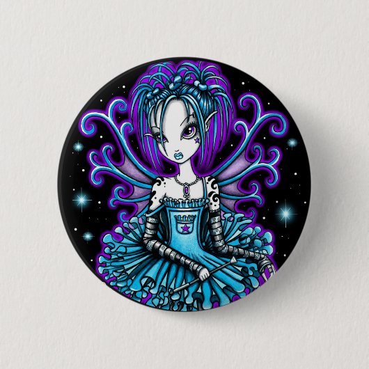 Piper Dragonfly TuTu Fairy Button (Voorkant)