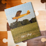 Piper J3 Vliegtuigfoto, Game Night, Gepersonalisee Legpuzzel<br><div class="desc">Ontworpen voor piloten, luchtvaartliefhebbers en puzzelliefhebbers, brengt deze ingewikkelde puzzel de opwinding van rotorcraft stuk voor stuk tot leven. Of je nu een doorgewinterde piloot bent of gewoon de precisie en kracht van vliegen bewondert, deze puzzel biedt een leuke en lonende uitdaging. Geweldige manier om samen tijd door te brengen...</div>