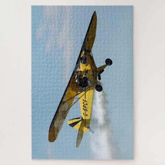 Piper J-3 Cub G-BPCF – Stuntteam van O’Brien Legpuzzel (Verticaal)