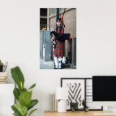 Piper op de Royal Mile Poster (Thuiskantoor)