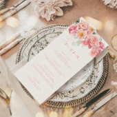 Piper Peony Bloemen Lang Menu & Dank u