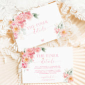 Piper Peony Bloemen Vlinder Vrijgezellenfeest Deta Informatiekaartje