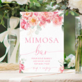 Piper Peony Floral Mimosa Bar Poster