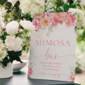 Piper Peony Floral Mimosa Bar Poster