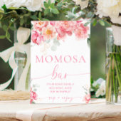 Piper Peony Floral Momosa Bar Poster
