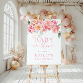 Piper Pioen Baby In Bloem Douche Welkomstbord Poster