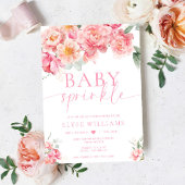 Piper Pioen Bloemen Baby Sprinkle Kaart
