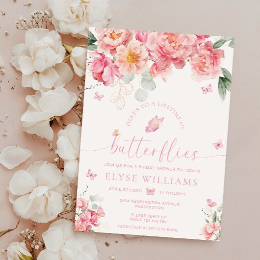 Piper Pioen Leven van Vlinders Vrijgezellenfeest Kaart