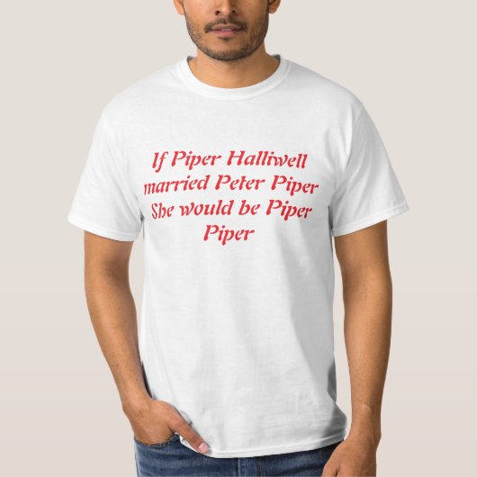 Piper Piper T-Shirt (Voorkant)