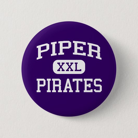 Piper - Pirates - High School - Kansas City Kansas Ronde Button 5,7 Cm (Voorkant)